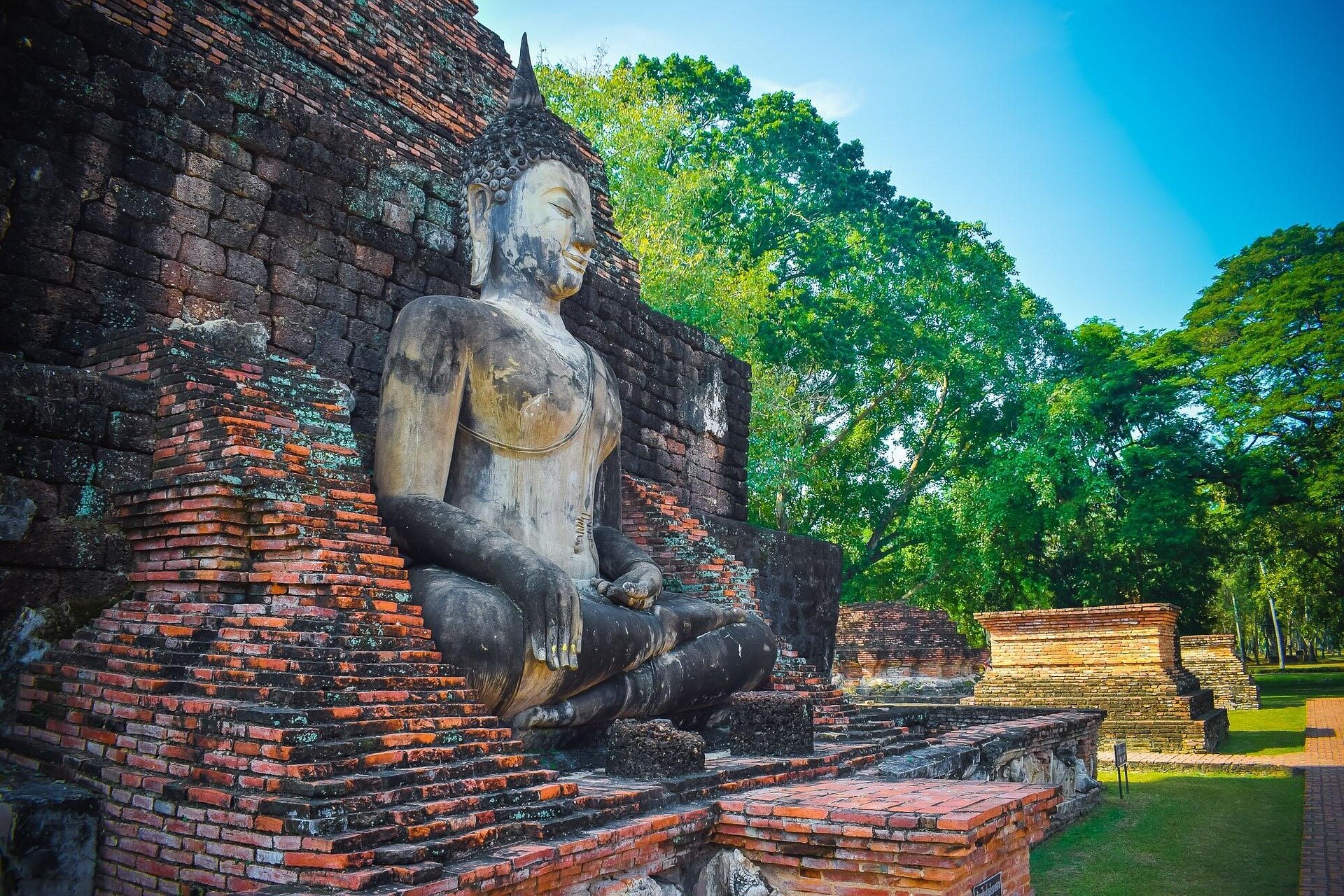 Sukhoithai Historical Park Statue, Thailand